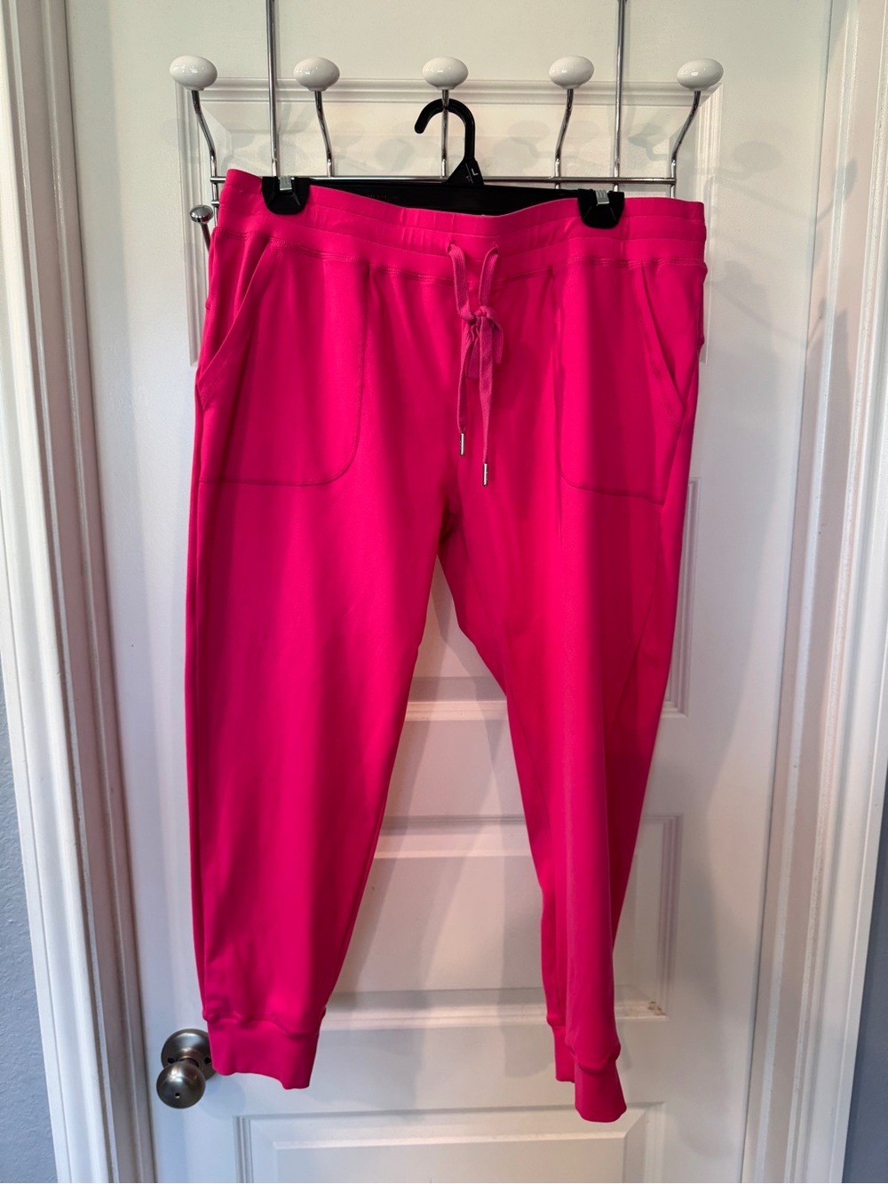 ZYIA Hot Pink Women's Jogger Track Pants XL Short Inseam